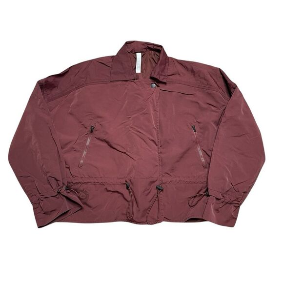 Athleta Acadia Jacket Maroon Size Small - Picture 2 of 10